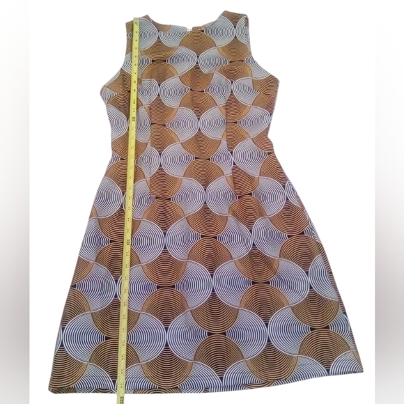 Stylewe Abstract 2 Piece Bold Print Knee LengthTunic & Dress Set Size Medium - Picture 6 of 10